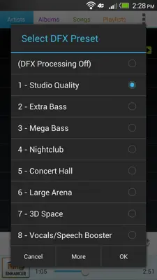 DFX Player Trial android App screenshot 3